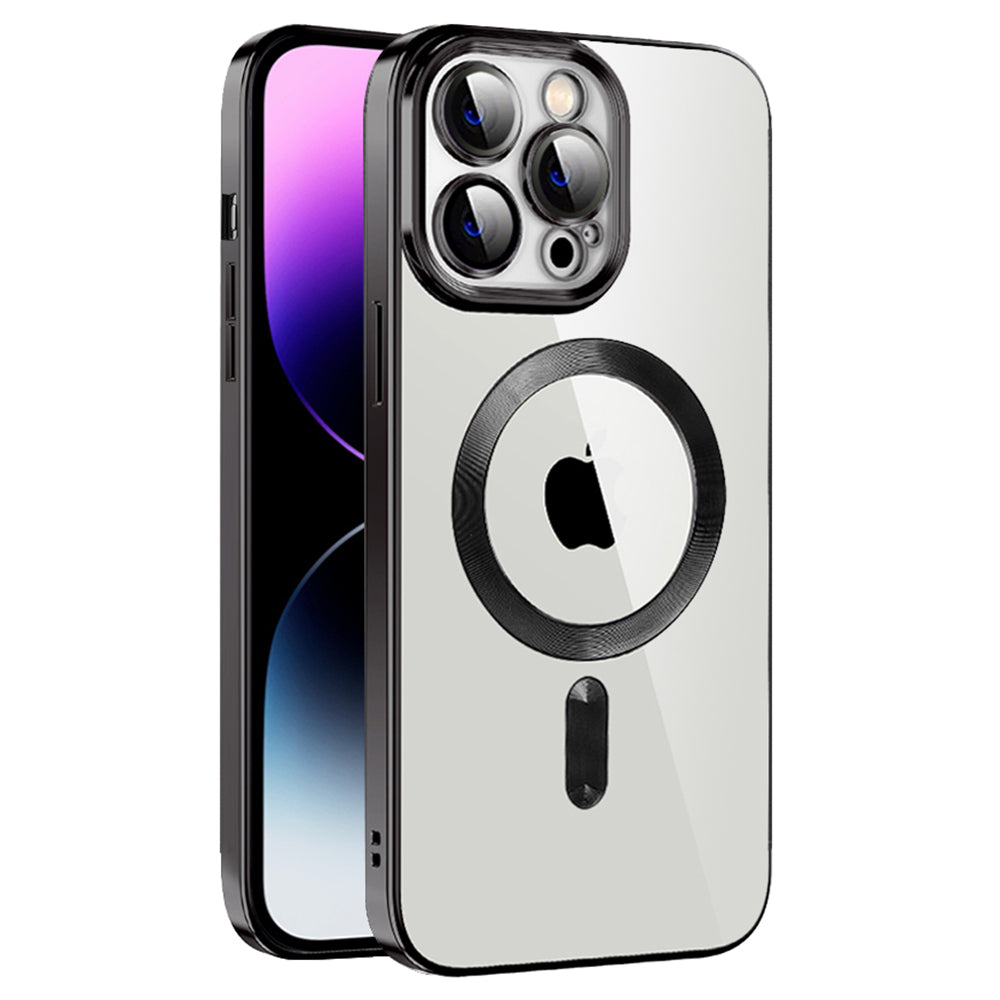 Magnetisk telefoncover til iPhone 14 Pro CD Texture TPU PC galvaniseret telefoncover Magnetisk telefoncover til iPhone 14 Pro CD Texture TPU PC galvaniseret telefoncover